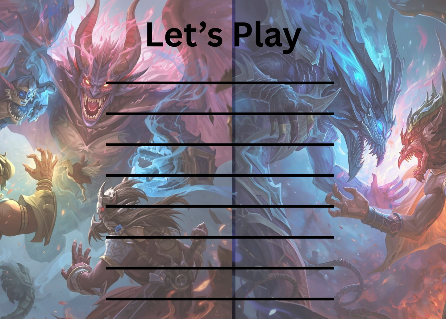 Dragon Note pad