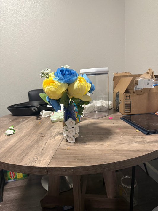 Yellow and Blue