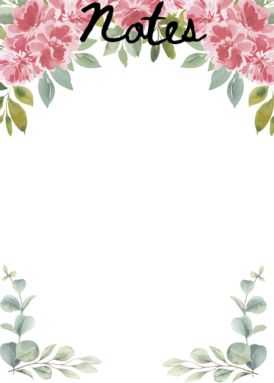 Flower Notepad 2